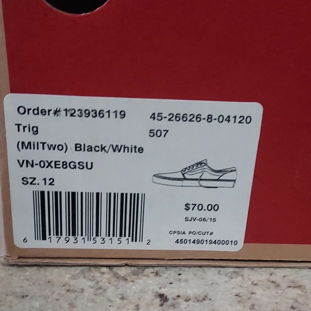 NEW- Van's- Off The Wall- LXV1. Action Fit & Ultra Cushion - Lite. Size-12 - Picture 5 of 8